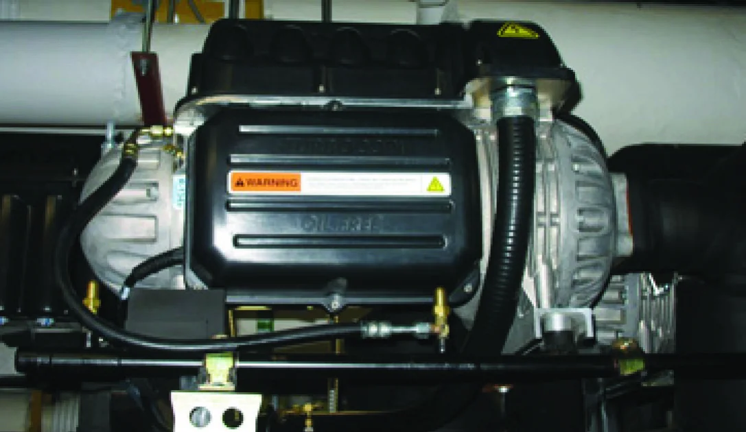 Danfoss Turbocor compressor installed on an NFL Films chiller