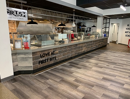 Cru5h Restaurant Construction