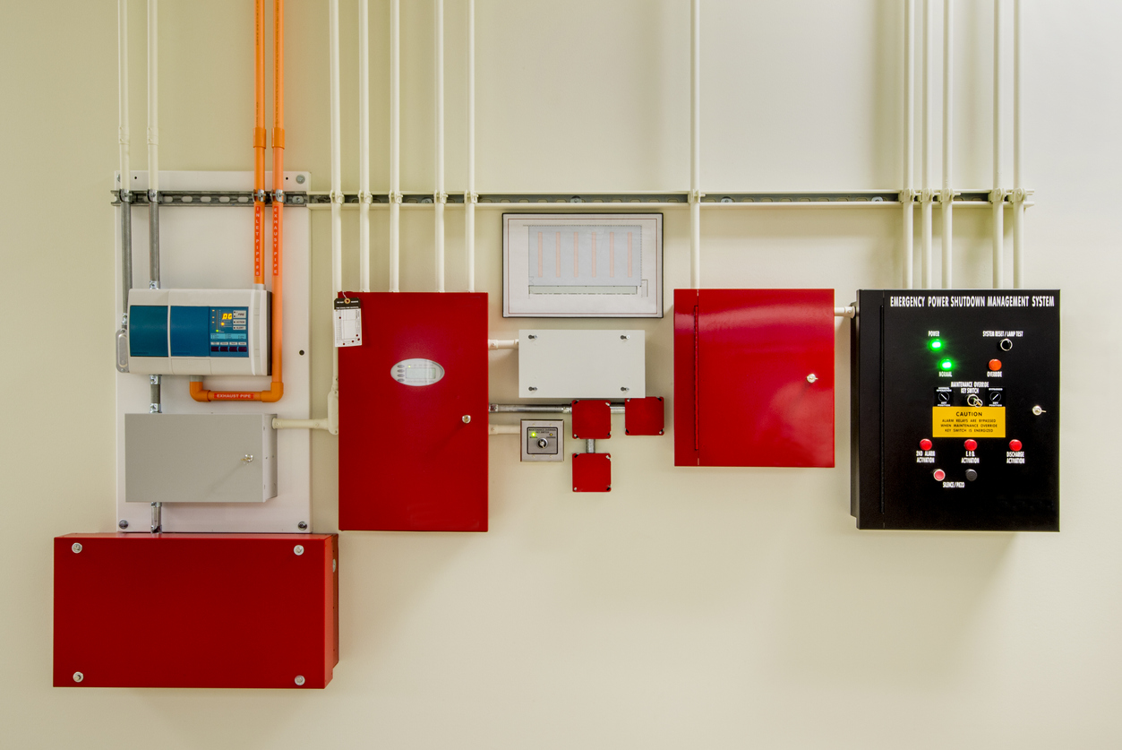 Fire Suppression System with Aspirating Smoke Detector