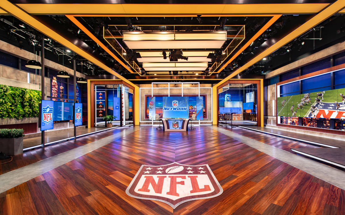 Inside of NFL Films in Mount Laurel, New Jersey