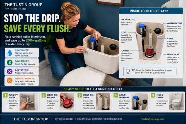 how to fix a running toilet DYI guide on how to fix a running toilet